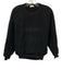 Saint Laurent Size Medium Black Cotton Long Sleeve Logo Kangaroo Pocket Sweater Black / Medium