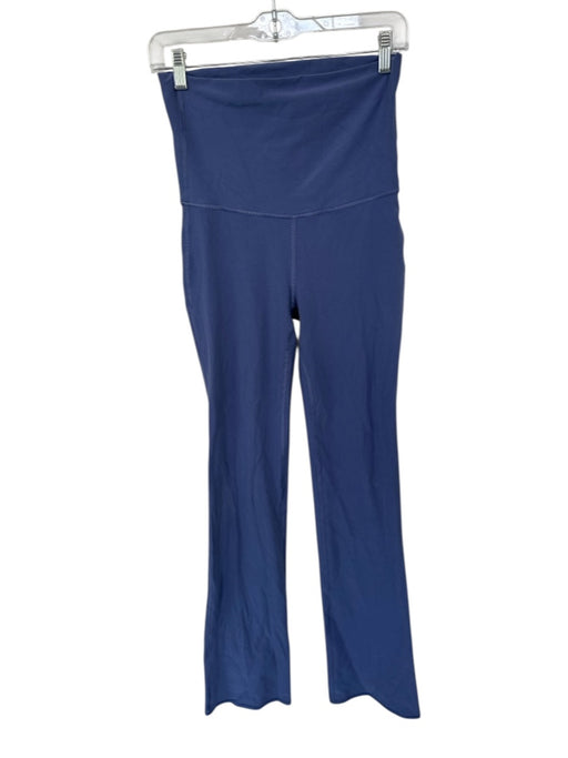 Alo Size XS Purple Fold Over Flare Athletic Leggings Purple / XS