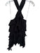 Zara Size M Black & Gold Viscose Sleeveless Racerback Metallic Thread Dress Black & Gold / M