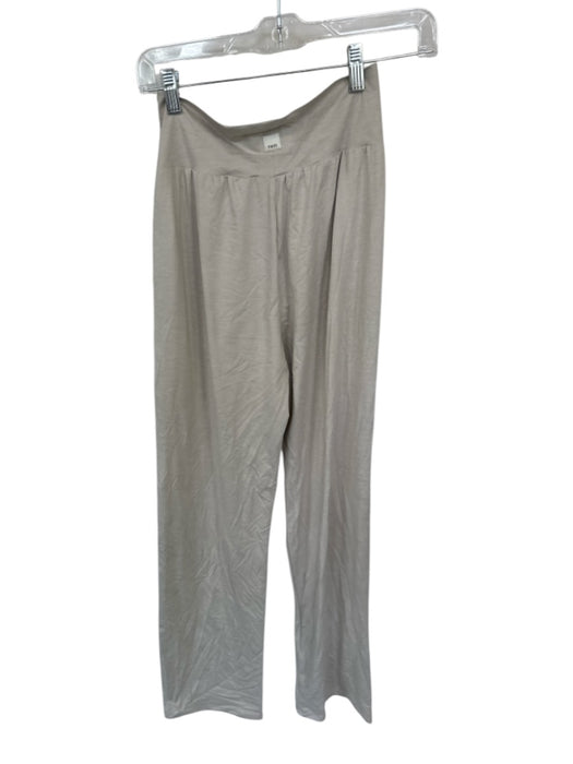 Vuori Size XS Bone Polyester Blend High Waist Waist band Wide Leg Athletic Pants Bone / XS
