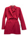 Zara Size XS Hot pink Polyester & Viscose Long Sleeve Cut Out Blazer Mini Dress Hot pink / XS