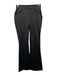 Spanx Size S Black Polyester Blend High Elastic Waist Flared Pants Black / S