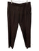 Armani AS IS Size Est 34 Brown Wool Blend Solid Dress Men's Pants Brown / Est 34