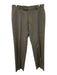 Hugo Boss Size 35 Gray Wool Blend Solid Dress Men's Pants Gray / 35