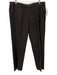 Armani Size Est 34 Brown Wool Blend Solid Dress Men's Pants Brown / Est 34