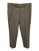 Saks Fifth Ave Size 34 Gray Linen Blend Solid Dress Men's Pants Gray / 34