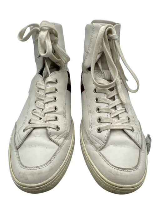 Bally Shoe Size 9.5 White Leather Solid Sneaker Men's Shoes White / 9.5