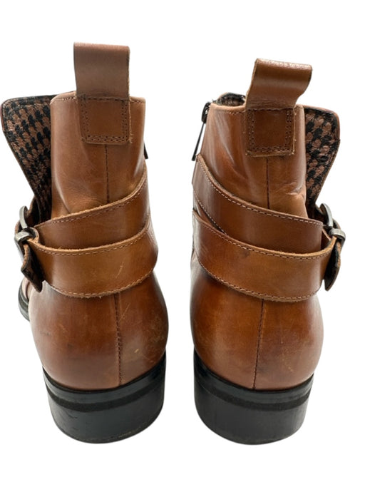 Karl Lagerfeld Shoe Size 9.5 Brown Leather Solid Harness Boot Men's Shoes Brown / 9.5
