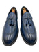 Max Stanco Shoe Size 44 Blue Leather Solid Dress Tassel Men's Shoes Blue / 44