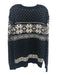 Polo Size L Black, White & Red Cotton All Over Print Men's Sweater Black, White & Red / L