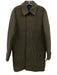 Sid Mashburn Size M Green & Brown Wool Blend Plaid Overcoat Men's Jacket Green & Brown / M