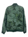 Sid Mashburn Size L Green Cotton Blend Abstract Bomber Zip Up Men's Jacket Green / L
