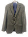 Sid Mashburn Green & Brown Wool Blend Plaid 2 Button Men's Blazer Green & Brown / 52