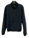 Polo Size M Navy Blue Cotton Solid Clasp Button up Men's Jacket Navy Blue / M