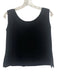 St. John Basics Size M Black Wool & Rayon Sleeveless Scoop Neck Knit Tank Top Black / M
