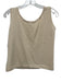 St. John Size M Cream Wool & Rayon Sleeveless Scoop Neck Knit Tank Top Cream / M