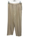St. John Collection Size 14 Ecru Cream Wool & Rayon Elastic Waistband Knit Pants Ecru Cream / 14