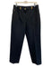 St. John Sport Size 10 Black & Gold Cotton & Spandex Zip Fly High Rise Pants Black & Gold / 10