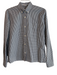 Miu Miu Size Est Small Black & White No Fabric Tag Checked Long Sleeve Top Black & White / Est Small