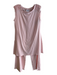 La Senza Light Pink Cotton Blend Medium Drawstring Waist Sleeveless Loungewear Light Pink