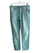 Just Cavalli Size 27 Mint Green Cotton Blend Mid Rise Zip Fly 5 Pocket Jeans Mint Green / 27