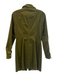 7 For All Mankind Size 2 Forest Green Cotton Front Zip Long Sleeve Ribbed Dress Forest Green / 2