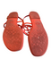 Coach Shoe Size 7 Red Manmade Material Slingbacks Buckle Logo Thong Shoes Red / 7