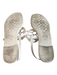 Coach Shoe Size 7.5 White Manmade Material Slingbacks Buckle Logo Thong Shoes White / 7.5