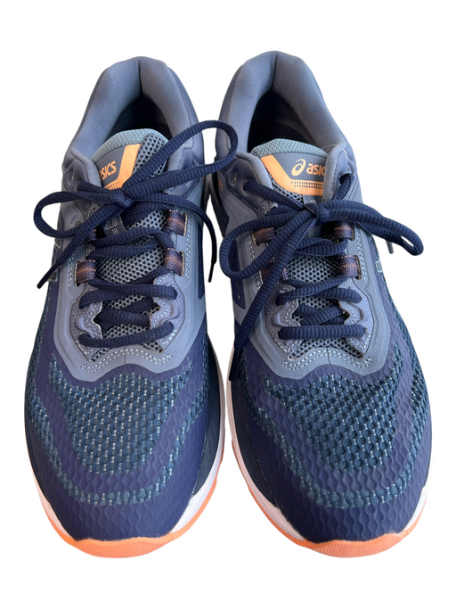 Asics Shoe Size 9 Blue Manmade Material Synthetic Lace Up Sneaker Athletic Shoes Blue / 9
