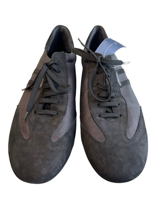 Mephisto Shoe Size 9 Black Genuine Leather Round Toe Lace Up Sneaker Shoes Black / 9