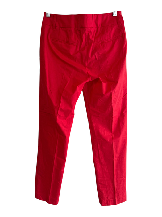 Piazza Sempione Size 40 Red Cotton Zip Fly Pockets Tapered Pants Red / 40