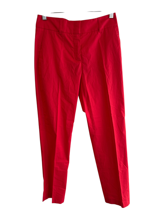 Piazza Sempione Size 40 Red Cotton Zip Fly Pockets Tapered Pants Red / 40