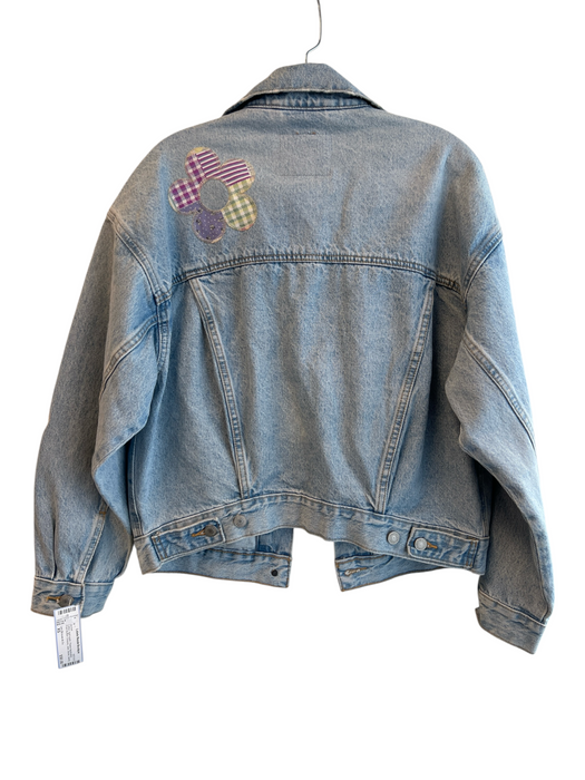 Levi Strauss & Co. Size XS Cotton light wash Flower Application Jacket Cotton / XS