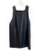 Maeve Size Medium Black Polyurethane Lined Back Zip Sleevel Print Pockets Dress Black / Medium