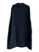 Diane Von Furstenberg Size Sm & Med Navy Polyester Sleeveless V Neck Draped Top Navy / Sm & Med