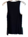Bailey Size Medium White, Black & Blue Faux Leather Sleeveless Round Neck Top White, Black & Blue / Medium