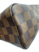 Louis Vuitton Brown Coated Canvas Damier Ebene Zip Close Front Pocket Bag Brown / PM