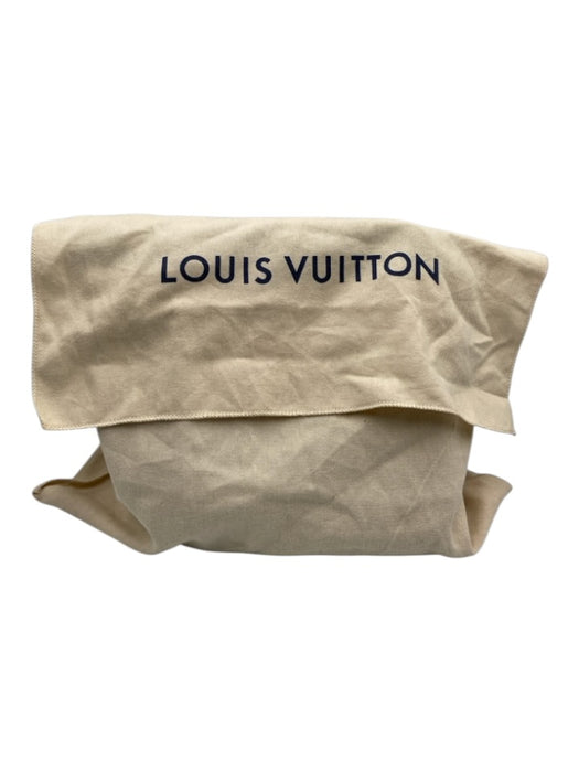 Louis Vuitton Brown Coated Canvas Damier Ebene Zip Close Front Pocket Bag Brown / PM