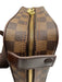 Louis Vuitton Brown Coated Canvas Damier Ebene Zip Close Front Pocket Bag Brown / PM