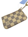 Louis Vuitton Cream White & Navy Blue Coated Canvas Damier Azur Zip Top Bag Cream White & Navy Blue / PM