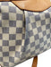 Louis Vuitton Cream White & Navy Blue Coated Canvas Damier Azur Zip Top Bag Cream White & Navy Blue / PM