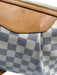 Louis Vuitton Cream White & Navy Blue Coated Canvas Damier Azur Zip Top Bag Cream White & Navy Blue / PM