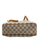 Louis Vuitton Cream White & Navy Blue Coated Canvas Damier Azur Zip Top Bag Cream White & Navy Blue / PM