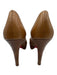 Christian Louboutin Shoe Size 38.5 Beige Leather Upper Wood platform Pumps Beige / 38.5