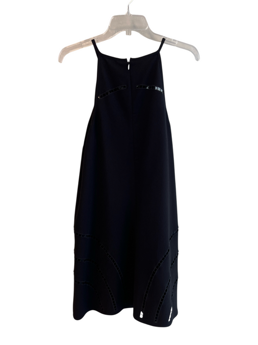 Trina Turk Size 10 Black Polyester & Acetate Sleeveless Back Zip Dress Black / 10