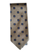Bachrach Gold & Blue Silk Square Men's Tie Gold & Blue