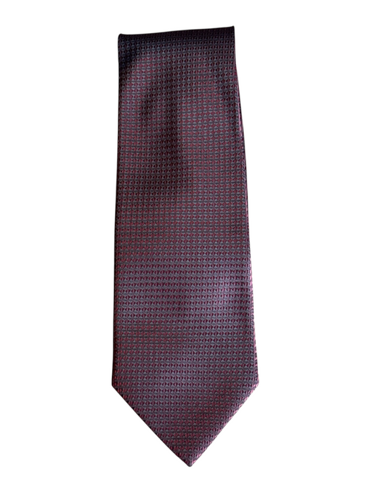 Armani Red Silk Abstract Men's Tie Red