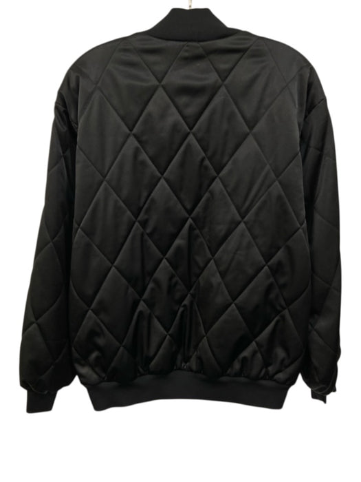 Nike Size XS Black Synthetic Quilted Bomber Zip Up Men's Jacket Black / XS