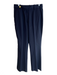 Reiss Size 10 Navy No Fabric Tag High Rise Zip Fly Straight Leg Slacks Pants Navy / 10