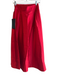Tuckernuck Size XS Red Rayon Blend Side Zip Pleated Maxi Skirt Red / XS